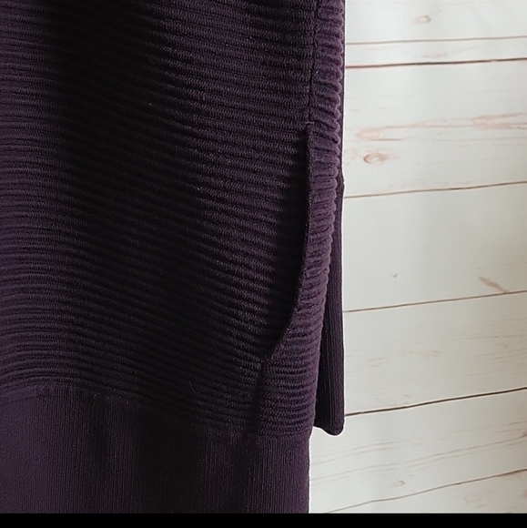 Lululemon Sit In Lotus Wrap ll Black Cherry Cardigan - Picture 10 of 11